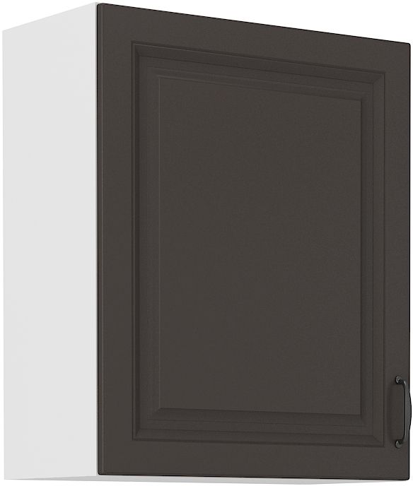 Viršutinė spintelė 60 cm Stillo balta/grafito spalvos 60 G-72 1F