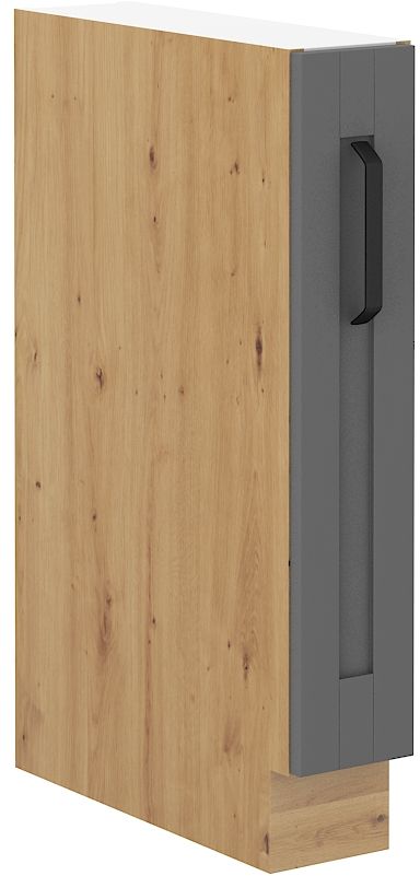 Apatinė spintelė 15 cm Cargo Luna meniškos/dulkių pilkos spalvos 15 D CARGO BB