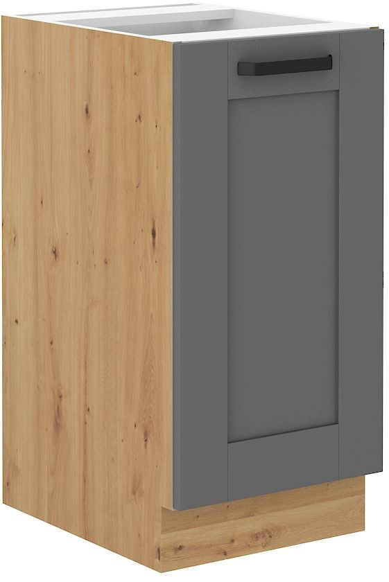 Apatinė spintelė 40 cm Luna artisan/dulkių pilka 40 D 1F BB