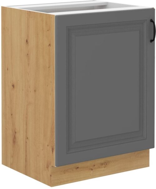 Apatinė spintelė 60 cm Stillo artisan/dulkių pilka 60 D 1F BB