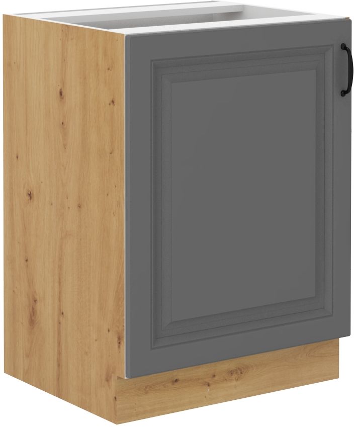 Apatinė spintelė 60 cm Stillo artisan/dulkių pilka 60 D 1F BB