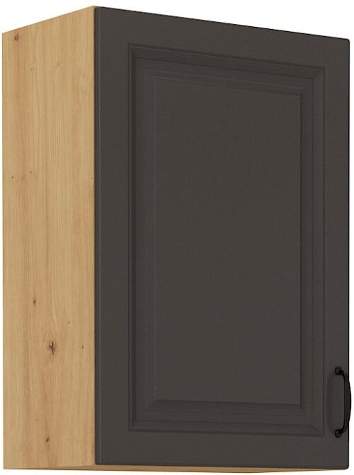 Viršutinė spintelė 50 cm Stillo artisan/grafito spalvos 50 G-72 1F