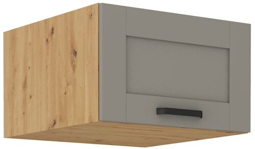 Žema gili viršutinė spintelė 60 cm Luna artisan/molio pilkumo 60 NAGU-36 1F