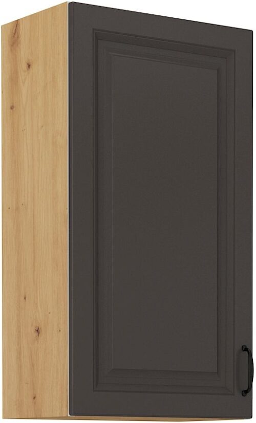 Viršutinė spintelė 50 cm Stillo artisan/grafito spalvos 50 G-90 1F