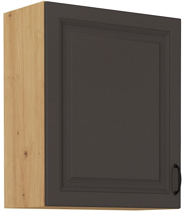 Viršutinė spintelė 60 cm Stillo artisan/grafito spalvos 60 G-72 1F