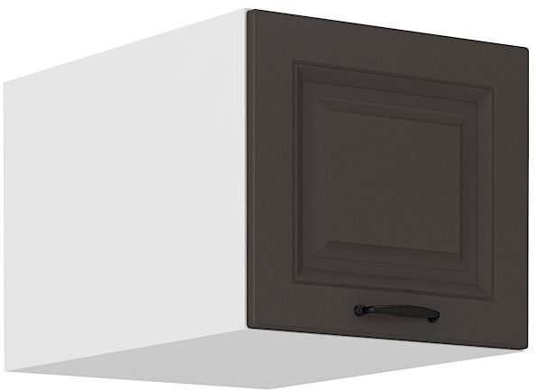 Žema gili viršutinė spintelė 40 cm Stillo balta/grafito 40 NAGU-36 1F