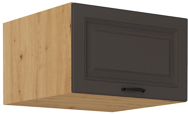 Žema gili viršutinė spintelė 60 cm Stillo artisan/grafitas 60 NAGU-36 1F