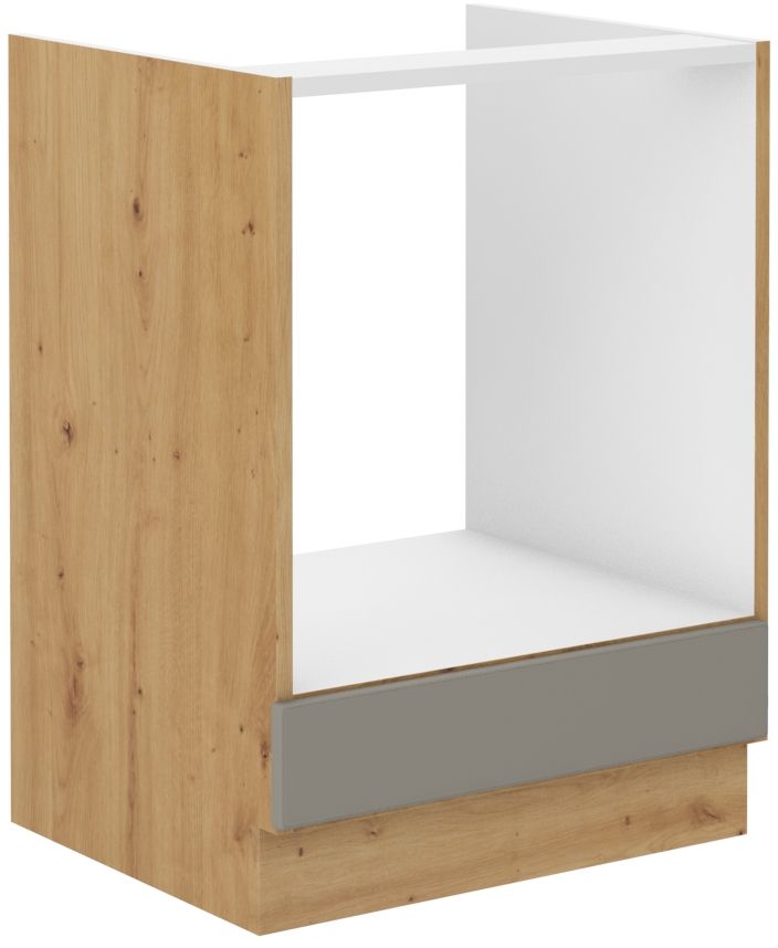 Apatinė spintelė 60 cm Stillo artisan/molio pilka orkaitė 60 D GAS BB