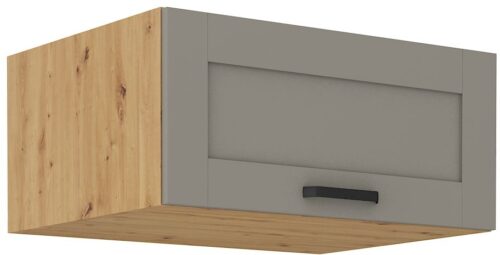 Žema gili viršutinė spintelė 80 cm Luna artisan/molio pilkumo 80 NAGU-36 1F