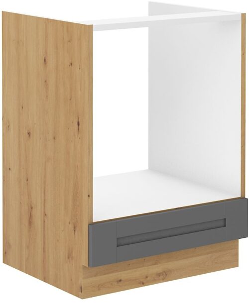 Apatinė spintelė 60 cm Luna artisan/dulkių pilkumo orkaitė 60 D dujinė BB