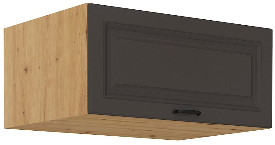 Žema gili viršutinė spintelė 80 cm Stillo artisan/grafitas 80 NAGU-36 1F