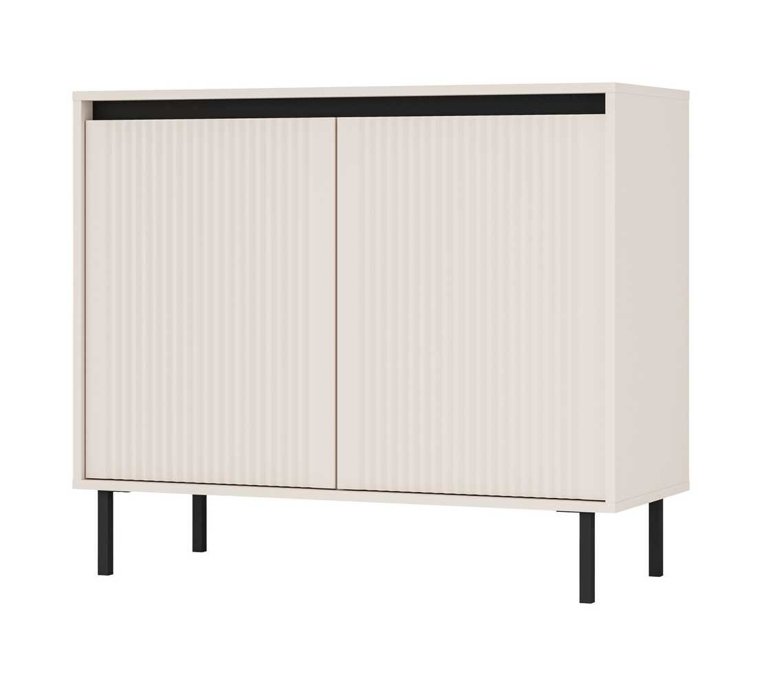 Osaka 2F komoda su spintelėmis, smėlio spalvos