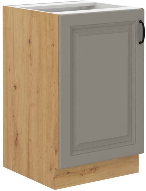 Apatinė spintelė 50 cm, Stillo artisan/molio pilkumo kriauklė 50 ZL 1F BB