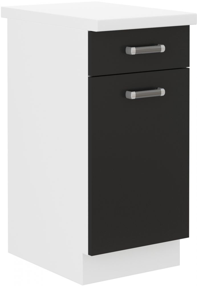 Apatinė spintelė 40 cm su stalčiumi Omega 40D1S1F su stalviršiu