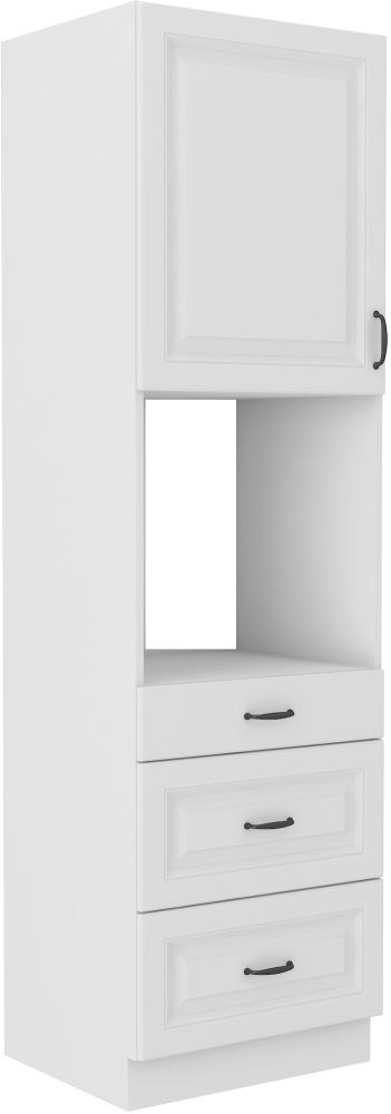 60 cm koloninė orkaitė su stalčiais Stillo balta 60 DPS-210 3S 1F