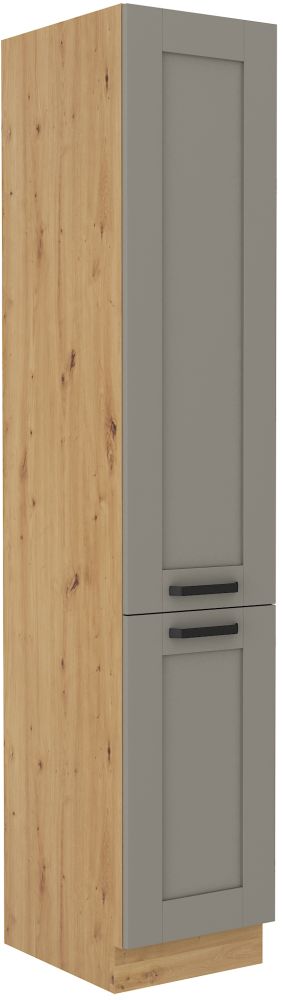 Luna artisan/molio pilkumo 40 cm sandėliuko spintelė su lentynomis DK-210 2F