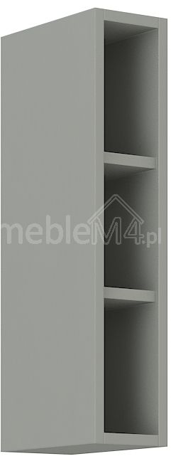 Atvira viršutinė lentyna 15 cm platinos pilka 15 GOTW-72