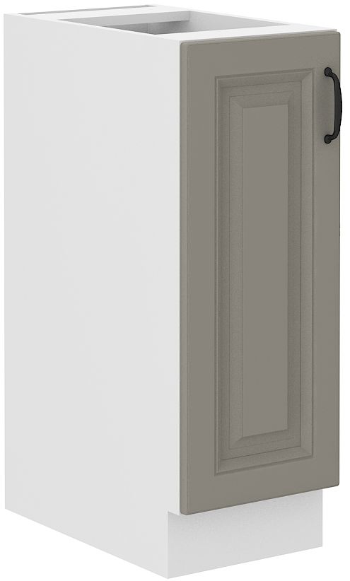 Apatinė spintelė 30 cm Cargo Stillo balta/molio pilka 30 D CARGO BB