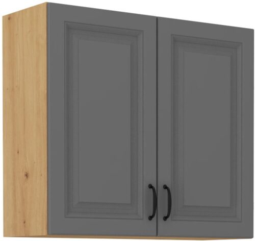 Viršutinė spintelė 80 cm Stillo artisan/dulkių pilka 80 G-72 2F