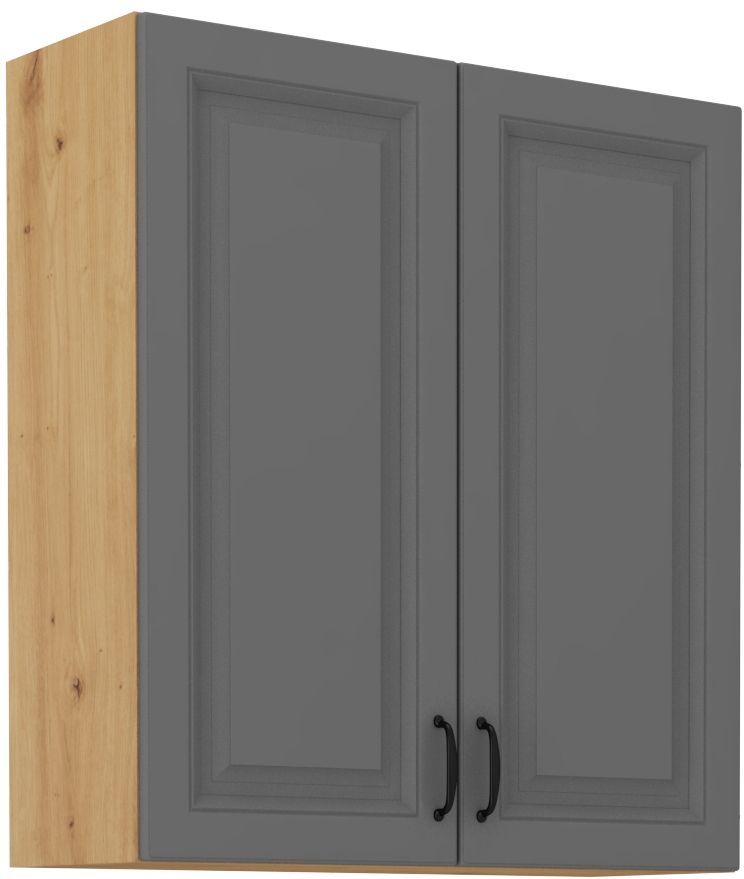 Viršutinė spintelė 80 cm Stillo artisan/dulkių pilka 80 G-90 2F