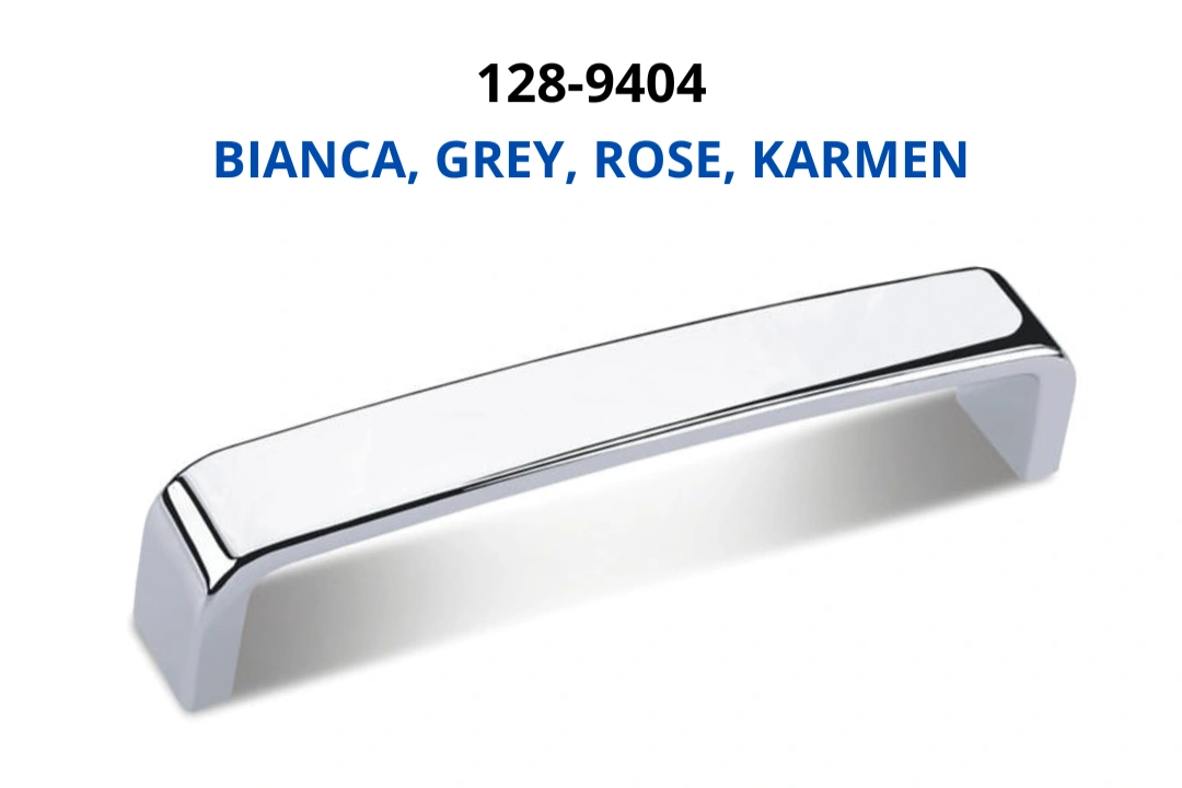 Chromuota rankena 128 mm 128-9404