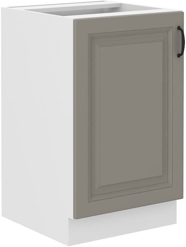 Apatinė spintelė 50 cm Stillo kriauklė balta/molio pilka 50 ZL 1F BB