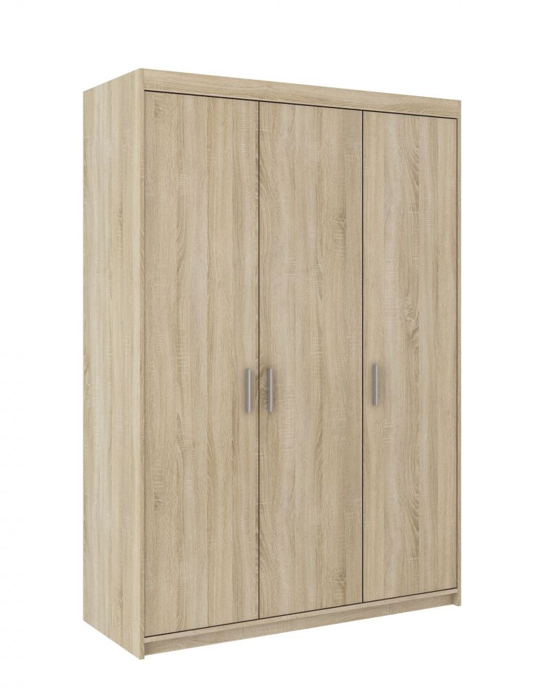 Elena 3D trijų durų spinta, Sonoma ąžuolas