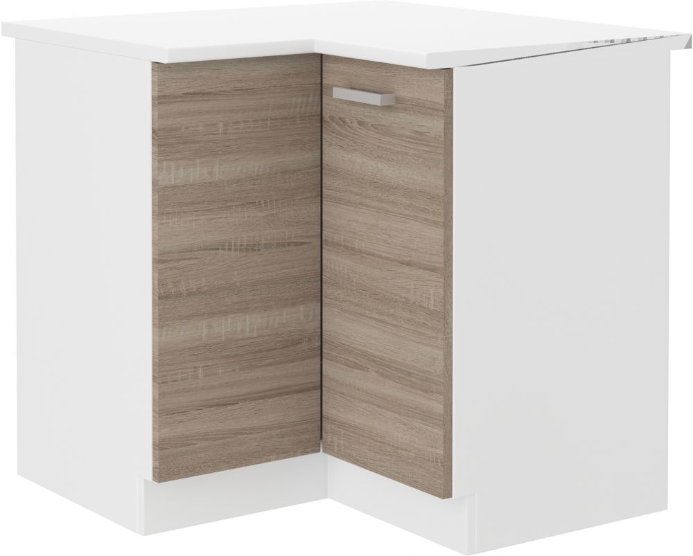 Dave 89x89DN apatinė kampinė spintelė su stalviršiu