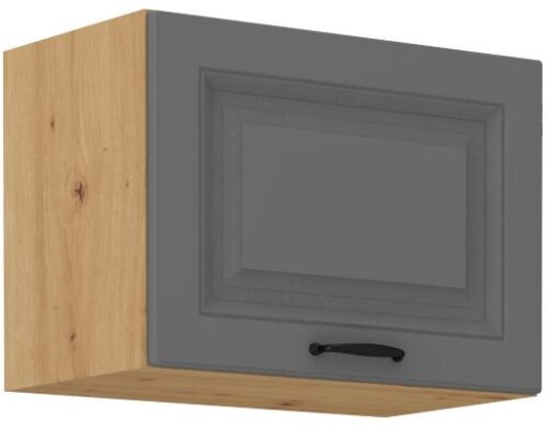 Viršutinė spintelė su gaubtu 50 cm Stillo meniškos spalvos/dulkių pilkos spalvos 50 GU-36 1F