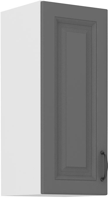 Viršutinė spintelė 30 cm Stillo balta/dulkių pilka 30 G-72 1F