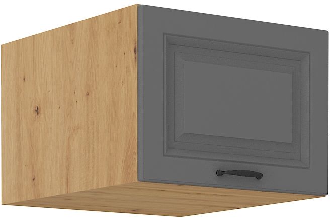 Žema gili viršutinė spintelė 50 cm Stillo artisan/dulkių pilka 50 NAGU-36 1F