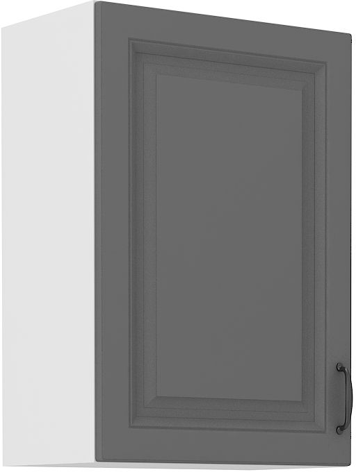 Viršutinė spintelė 50 cm Stillo balta/dulkių pilka 50 G-72 1F