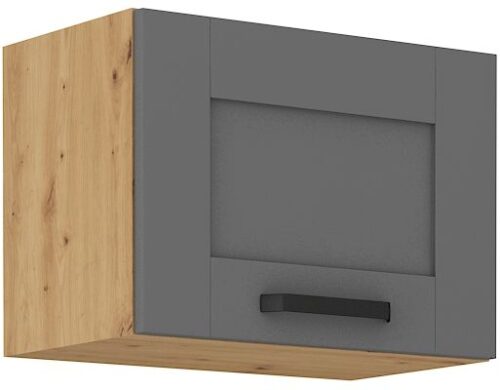 Viršutinė spintelė su gaubtu 50 cm Luna artisan/dulkių pilka 50 GU-36 1F