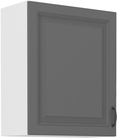 Viršutinė spintelė 60 cm Stillo balta/dulkių pilka 60 G-72 1F