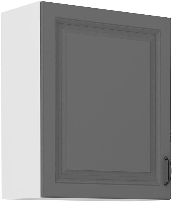 Viršutinė spintelė 60 cm Stillo balta/dulkių pilka 60 G-72 1F