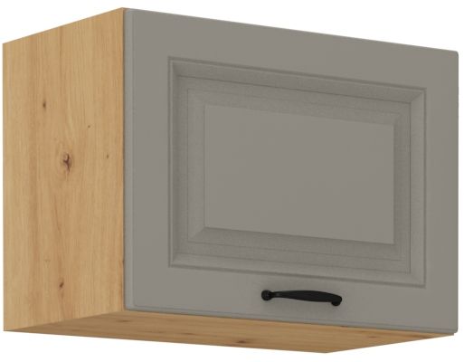 Viršutinė spintelė su gaubtu 50 cm Stillo artisan/molio pilkumo 50 GU-36 1F