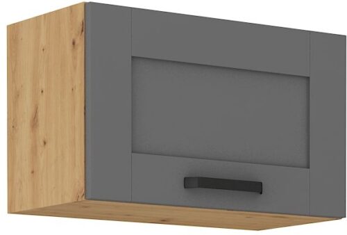 Viršutinė spintelė su gaubtu 60 cm Luna artisan/dulkių pilka 60 GU-36 1F