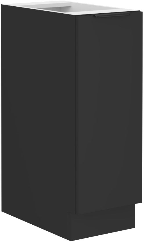 Apatinė spintelė 30 cm cargo Siena juoda matinė 30 D CARGO BB