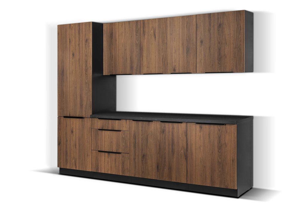 Monza virtuvės komplektas, virtuvė 260 cm