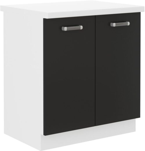 Apatinė spintelė 80 cm Omega 80D2F su stalviršiu