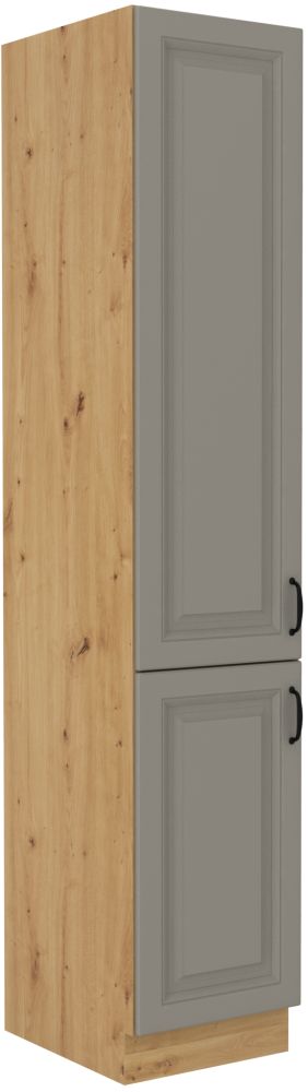 Stillo artisan/claygrey 40 DK-210 2F koloninė spintelė su lentynomis, 40 cm