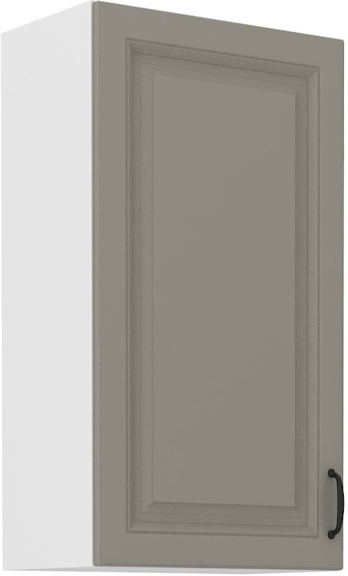 Viršutinė spintelė 50 cm Stillo balta/molio pilka 50 G-90 1F