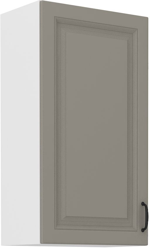 Viršutinė spintelė 50 cm Stillo balta/molio pilka 50 G-90 1F