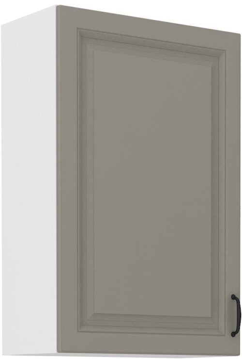 Viršutinė spintelė 60 cm Stillo balta/molio pilka 60 G-90 1F