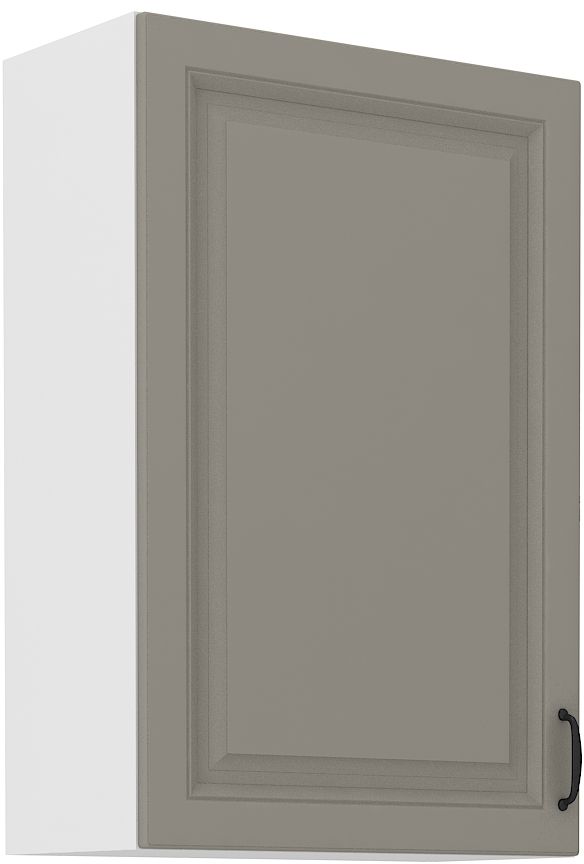 Viršutinė spintelė 60 cm Stillo balta/molio pilka 60 G-90 1F