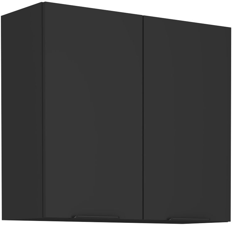 Viršutinė spintelė 80 cm Siena juoda matinė 80 G-72 2F