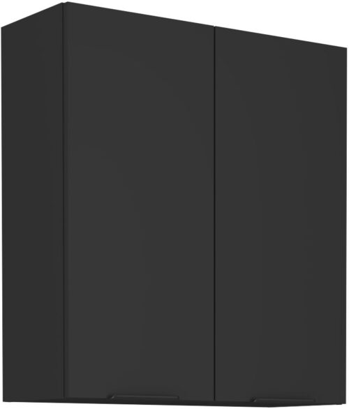 Viršutinė spintelė 80 cm Siena juoda matinė 80 G-90 2F