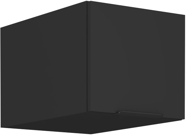 Žema gili viršutinė spintelė 40 cm Siena juoda matinė 40 NAGU-36 1F