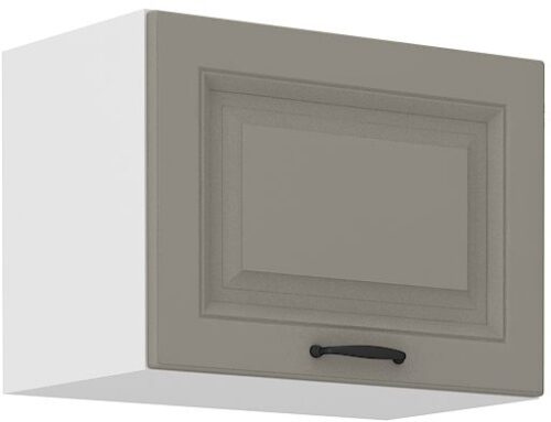 Viršutinė spintelė su gaubtu 50 cm Stillo balta/molio pilka 50 GU-36 1F