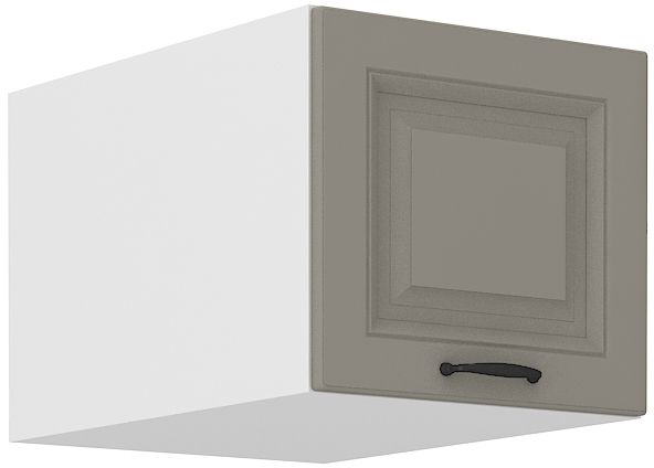 Žema gili viršutinė spintelė 40 cm Stillo balta/molio pilka 40 NAGU-36 1F